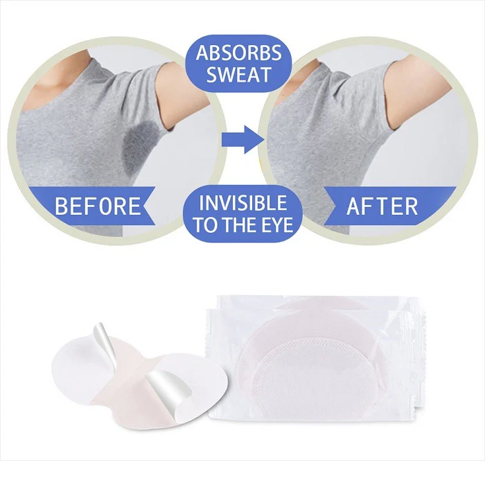 Underarm Sweat Absorbing Pads – Anti-Sweat Disposable Armpit Pads for Odor Control & Clothing Protection (Pack of 10 Pcs) - Image 3
