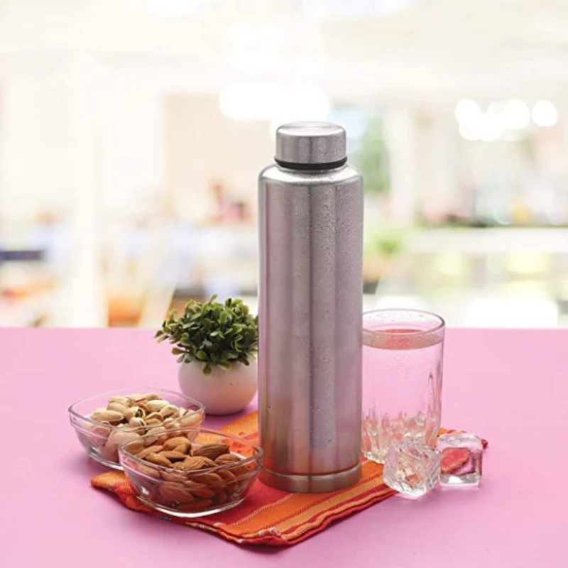 1000ml Stainless Steel Water Bottle – Leak-Proof, Durable & Reusable Bottle for Home, Office & Travel (Set of 4 Pcs) - Image 2