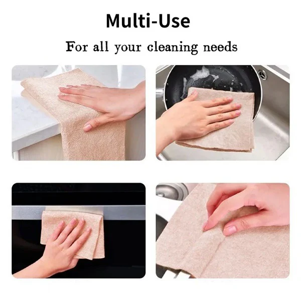 10pcs Multifunctional Oil Absorbing Cleaning Cloth (Small) - Image 3