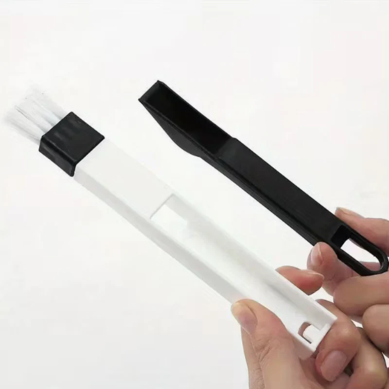 2-in-1 Multipurpose Mini Window Cleaning Brush with Dustpan – Compact Gap Cleaning Tool for Window Tracks, Keyboard & Corners (Pack of 3) - Image 3