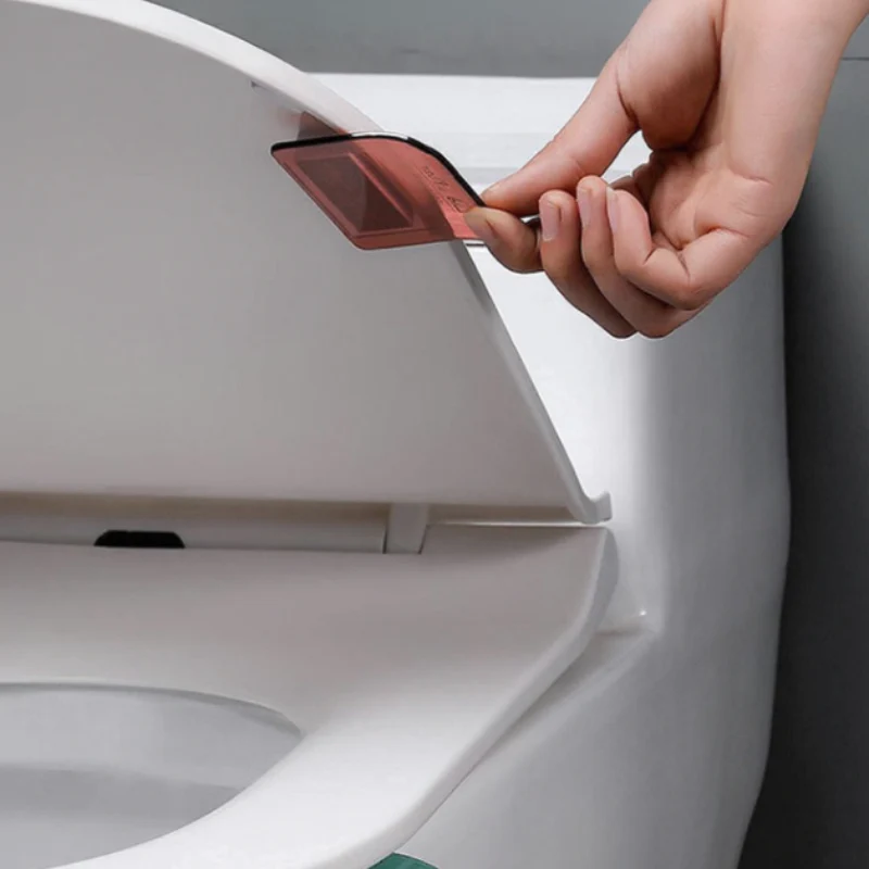 Toilet Seat Lifter – 2 Pcs Transparent Hands-Free Hygiene Tool for Bathroom (Random color) - Image 2