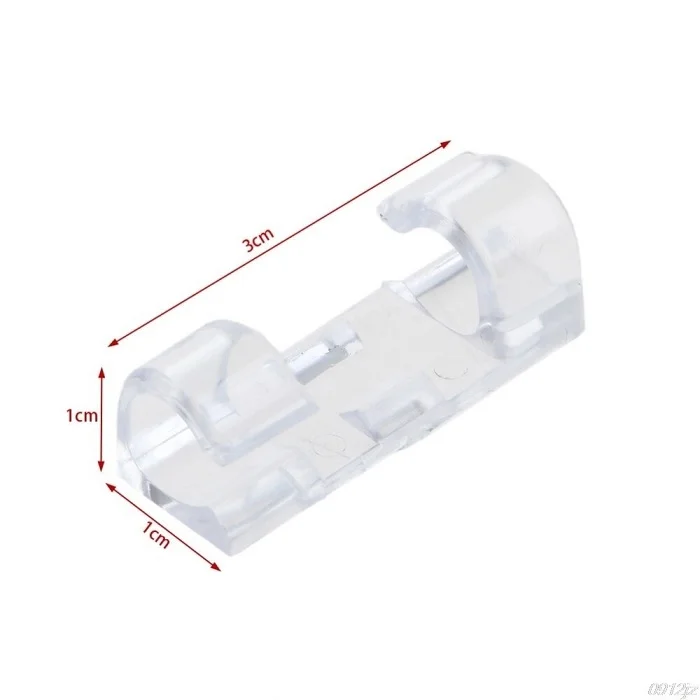 Plastic Cable Clips 20 Pcs – Wire Management & Cord Organizer Set (Random color) - Image 4