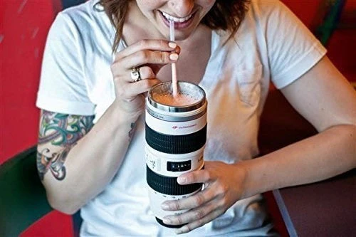 200ml Camera Lens Coffee Mug with Lid, Coffee & Tea Mug Camera Shape Drinking Mug - Image 6