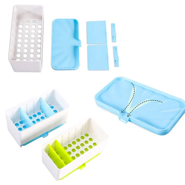 3 Compartment Plastic Drain Rack - Image 8