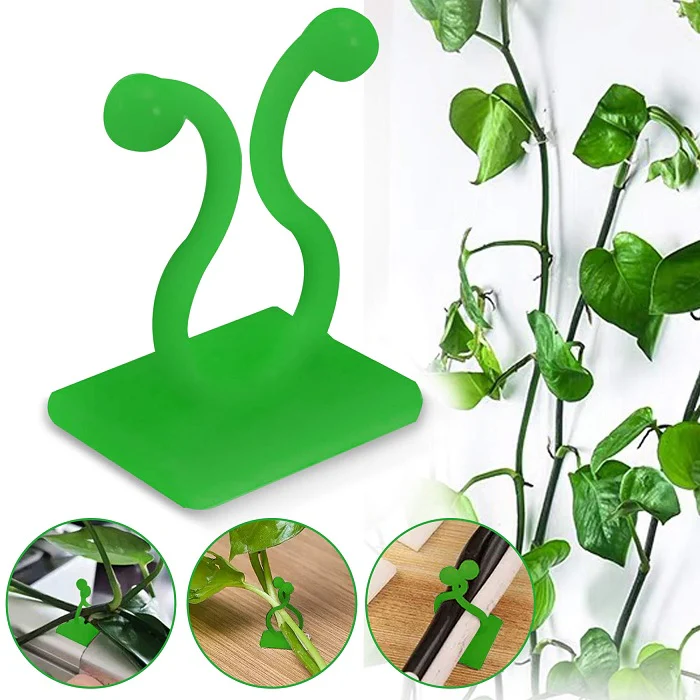 30 Pcs Vine Plant Climbing Clips – Large Invisible Wall Hooks for Plant Support & Binding - Image 3