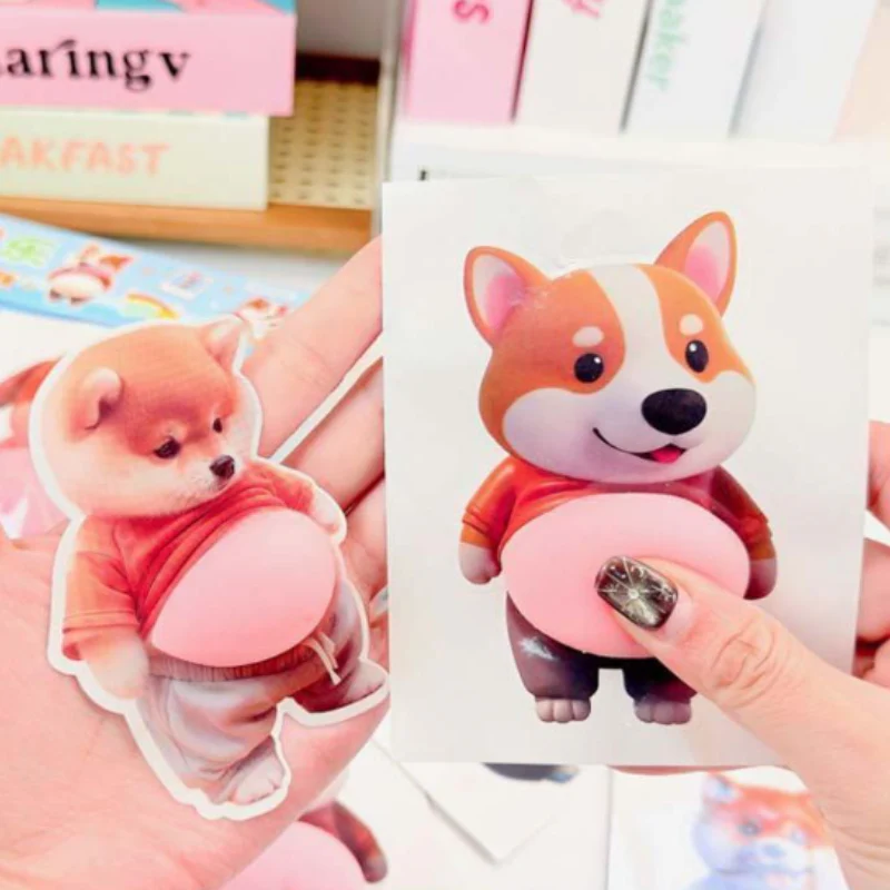 3D Soft Cartoon Belly Sticker – Cute Reusable Belly Button Sticker for Kids & Baby Photoshoot (Random Design-Pack of 1) - Image 3