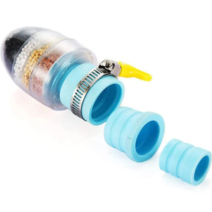 4 Layers Water Purifier Filter Faucet – Multi-Layer Tap Filter (Random Color-Pack of 1) - Image 3