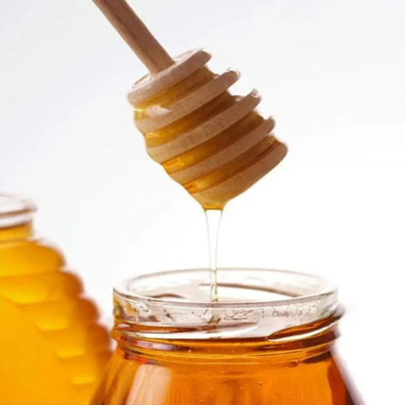 Mini Wooden Honey Stick – Natural Wooden Honey Dipper Stirrer for Honey, Tea & Beverages (Pack of 1) - Image 4