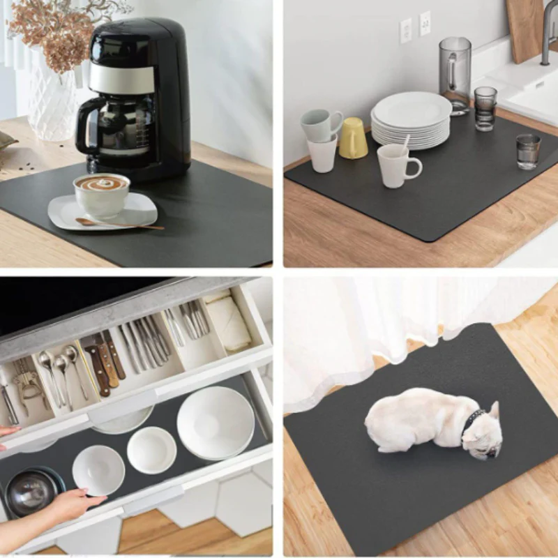 40 × 60 cm Kitchen Drain Mat – Large Absorbent Anti-Slip Sink & Floor Mat - Image 3