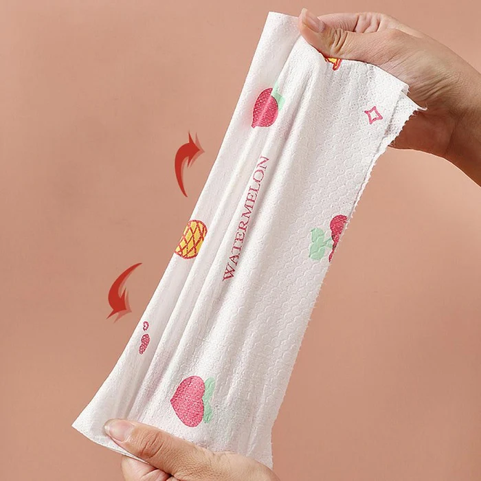 40 Sheets Printed Disposable Kitchen Tissue Cloth – Strong & Absorbent Cleaning Wipes - Image 4