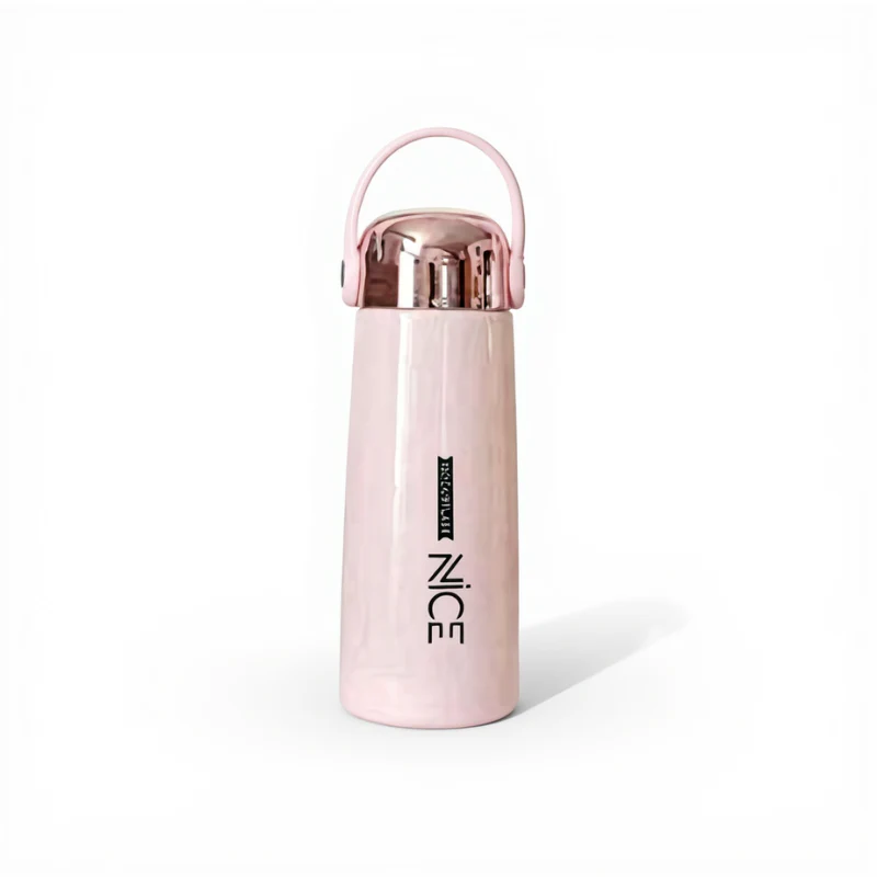 400ml Nice Premium Glass Water Bottle - Reusable Eco-Friendly Drinking Bottle (Pack of 1) - Image 2