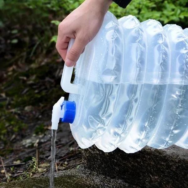 5L Folding Water Jar – Portable Collapsible Water Container for Outdoor, Travel & Camping (Pack of 1) - Image 4