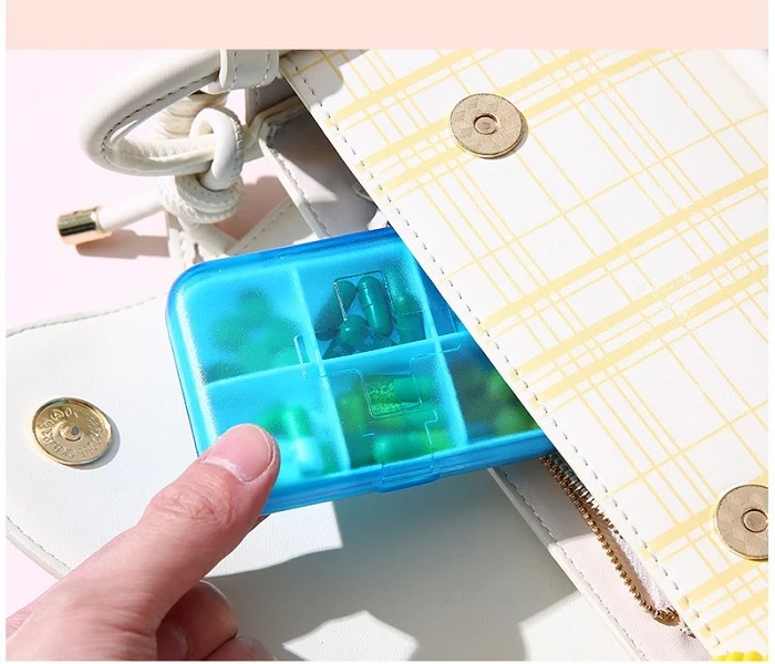 6 Grid Mini Portable Pill Box - Image 4