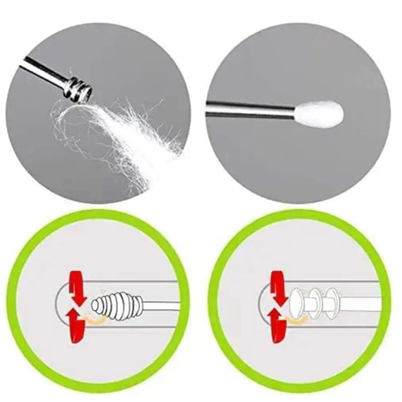 6 Pcs Ear Cleaning Tools Set with Plastic Storage Box – Multi-Functional Earwax Removal Kit for Personal Hygiene & Ear Care - Image 2