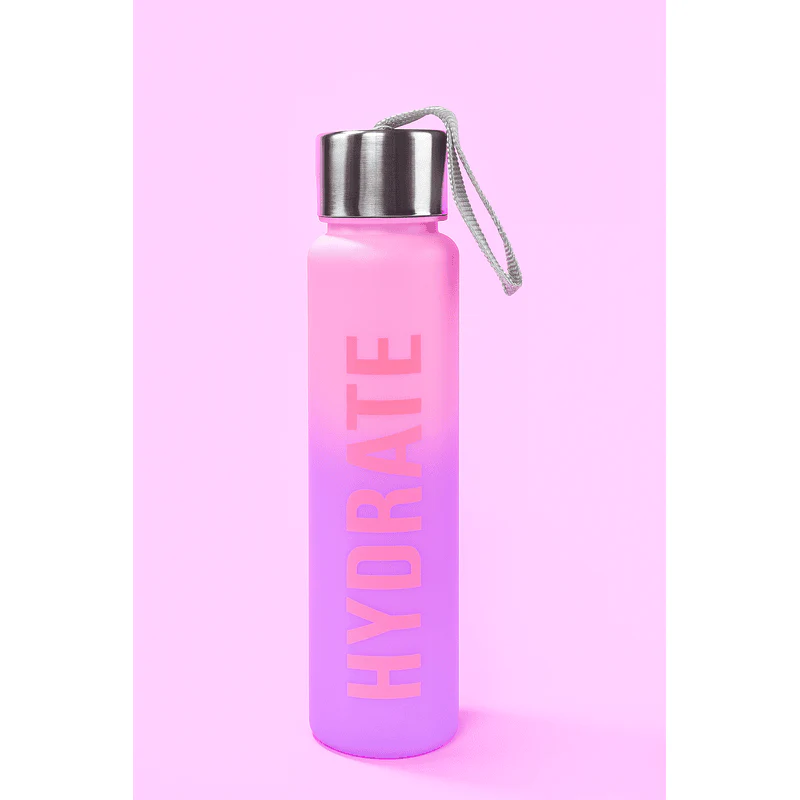 Hydrate Print BPA-Free Water Bottle – 400 ml with Handle, Reusable & Safe ( Pack of 1 )