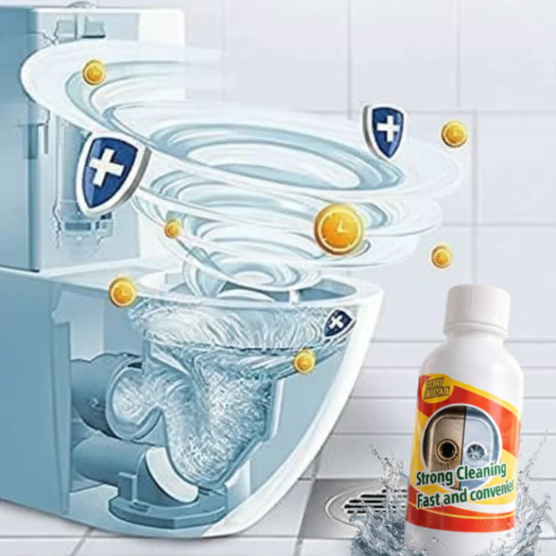 Atmos Power Express Drain Cleaner – Fast-Acting Pipe & Drain Clog Remover for Kitchen & Bathroom - Image 2