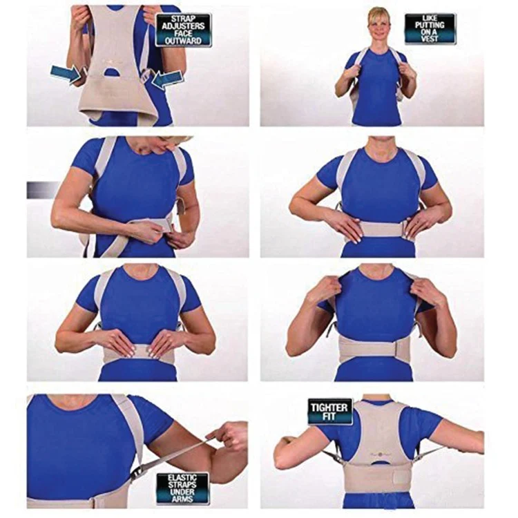 Back Support Posture Corrector Belt (XL Size) – Adjustable & Comfortable - Image 5