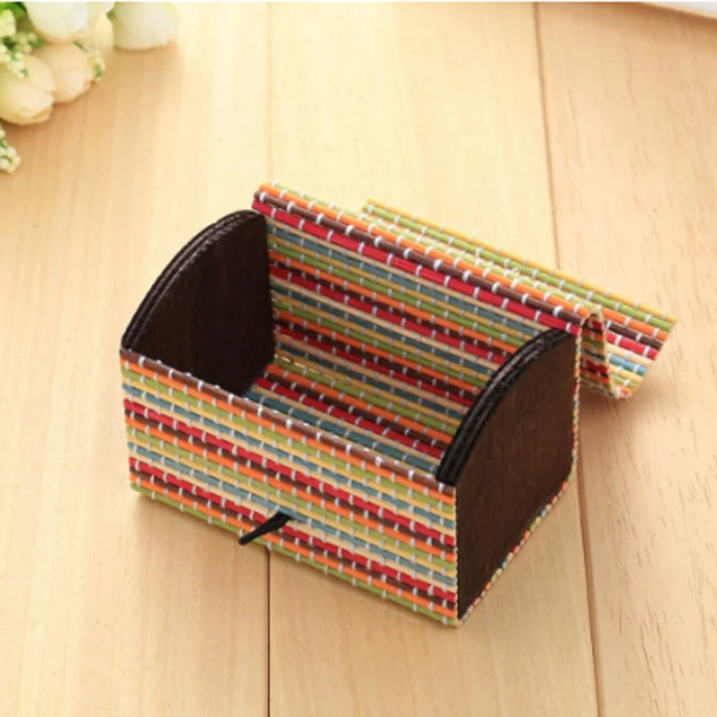 Bamboo Jewellery Box – Elegant Natural Bamboo Storage Case for Rings, Earrings & Accessories (Random color-Pack of 1) - Image 2