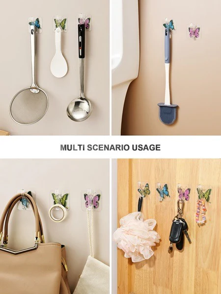 Butterfly Design Wall Hook (Pack of 5 Pcs) - Image 3