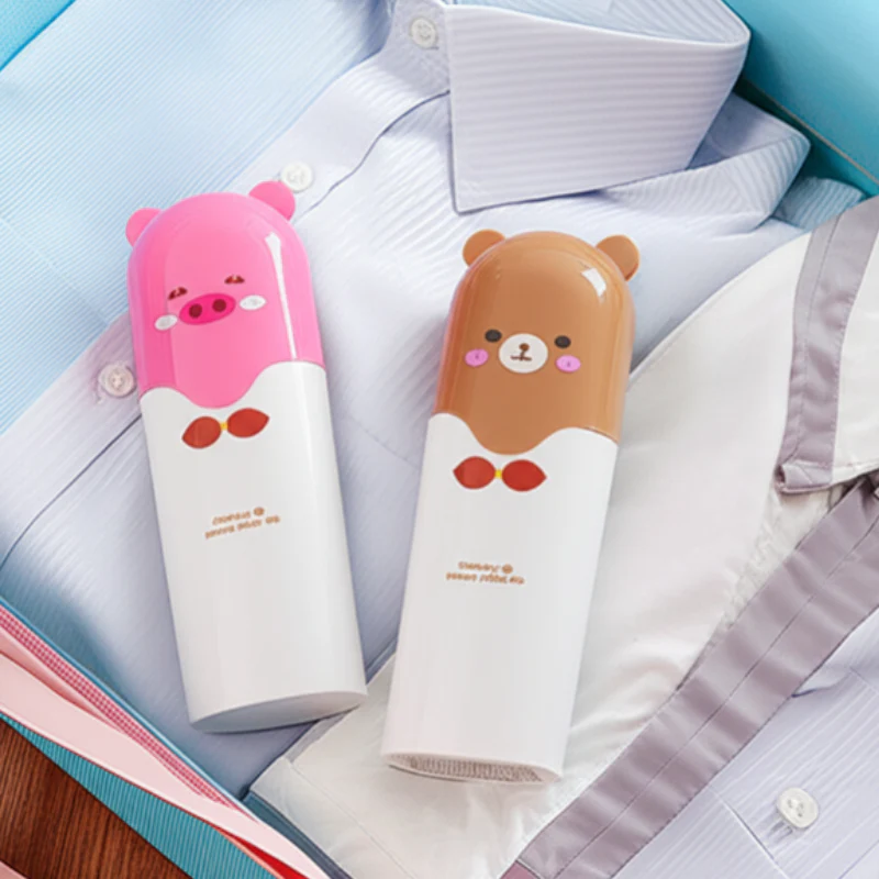 Cartoon Animal Toothbrush & Toothpaste Travel Case – Portable Plastic Toothbrush Box for Kids (Random Color, Pack of 1) - Image 4