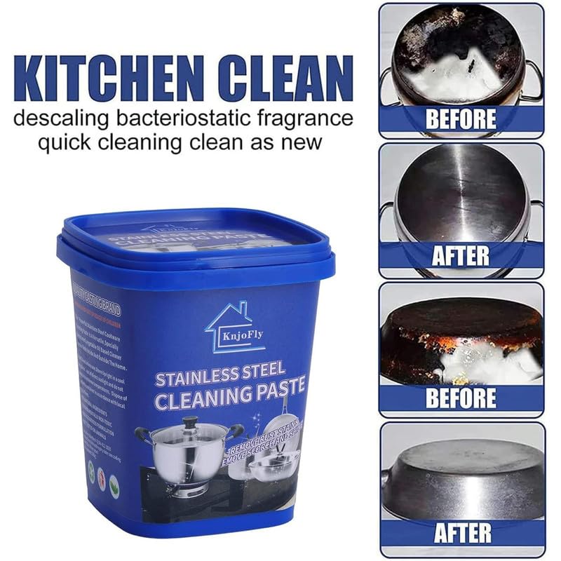 Cookware Scrubbing Paste 500g – Removes Grease, Stains & Burnt Residue - Image 5