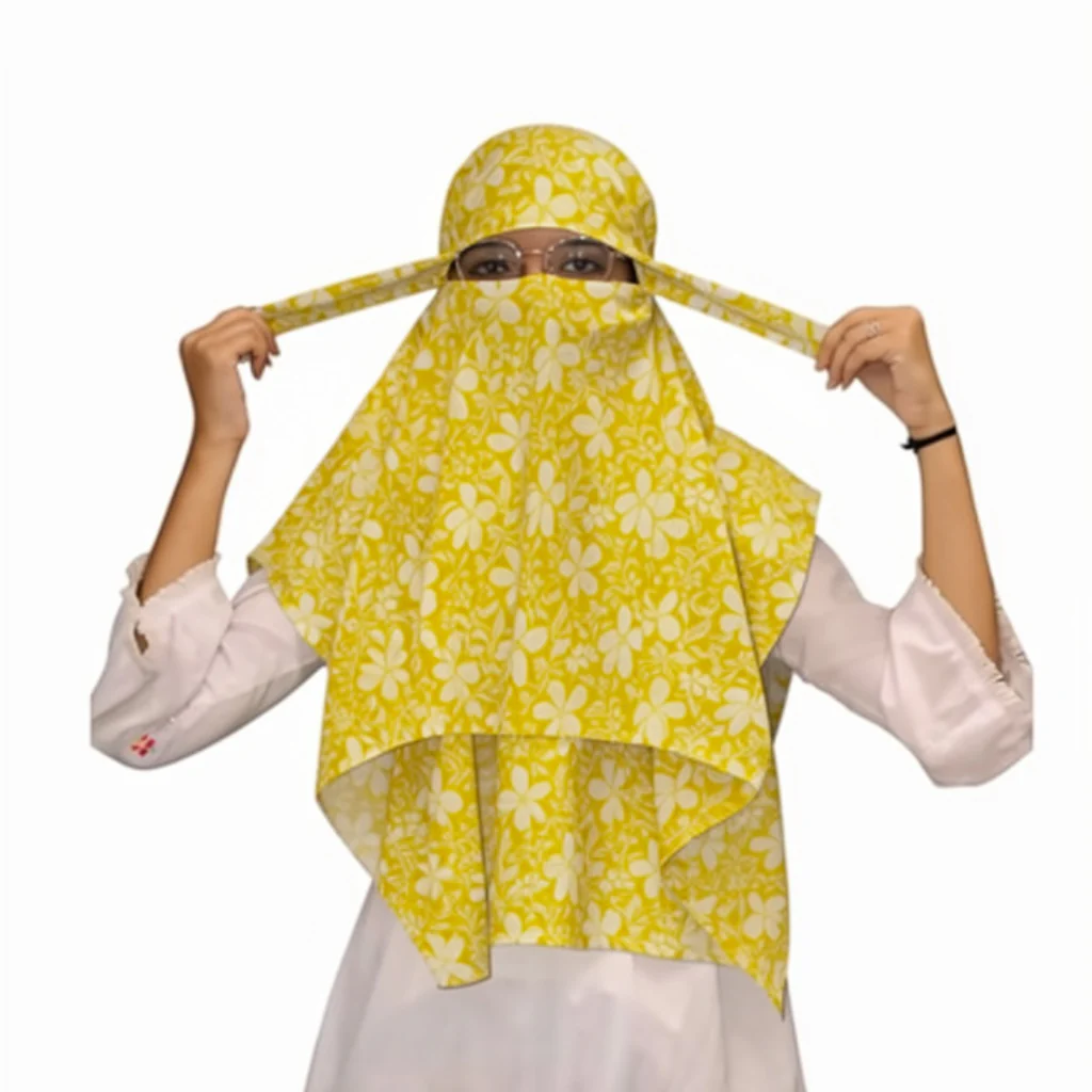 Cotton Face Scarf for Outdoor Protection – Breathable Face Mask & Headscarf for Women | Ideal for Sports, Travel & Daily Use (Random Print-Pack of 1) - Image 2