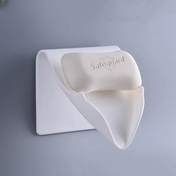 Creative Bathroom Soap Holder – Wall-Mounted, Drainage Design, Durable & Stylish (Random color- Pack of 1) - Image 3