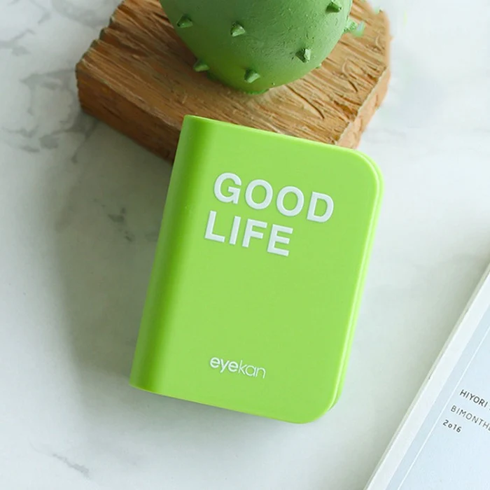 Diary Shaped Good Life Eye Lens Case (Random Color) - Image 4