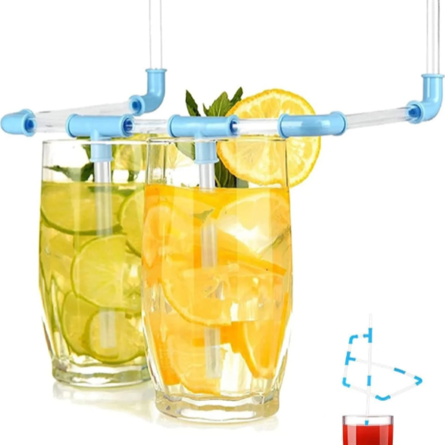 DIY Drinking Straws Set – 21-Piece Creative Play Game Straws for Kids & Adults | Build-Your-Own Fun Drinking Straw Kit - Image 4
