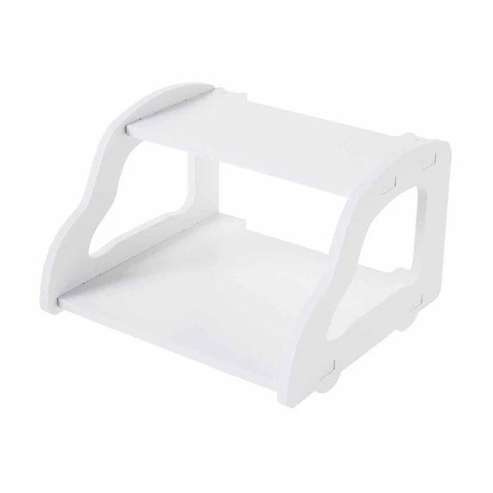 Double Layer Wall Mounted Router Stand – WiFi Router & Set-Top Box Storage Shelf (Pack of 1) - Image 3