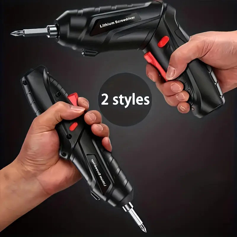 Electric Screwdriver Kit – Mini Handheld Drill with Rechargeable Lithium Battery for DIY, Home & Electronics Repair - Image 3