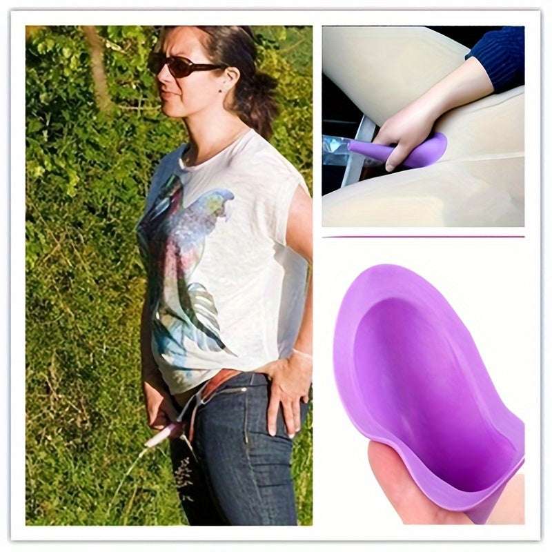 Female Standing Urinal – Portable Car Toilet & Emergency Urination Device for Women (Random color-Pack of 1) - Image 3