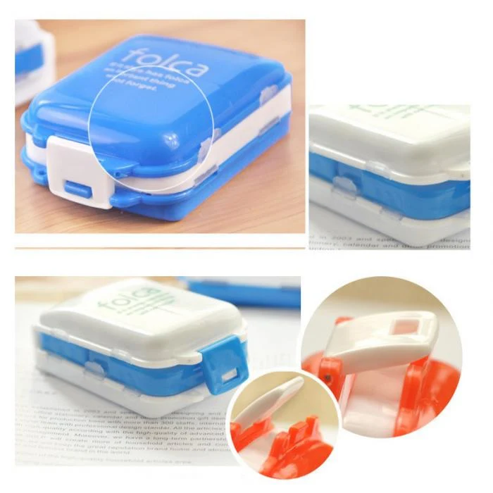 Folca Medicine Box – Travel-Friendly Pill Case with Compartments (Random color-Pack of 1) - Image 5