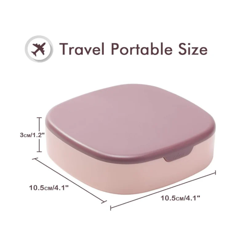 Jewelry Travel Case with Mirror – Portable Mini Storage Box for Rings, Earrings & Necklaces - Image 4