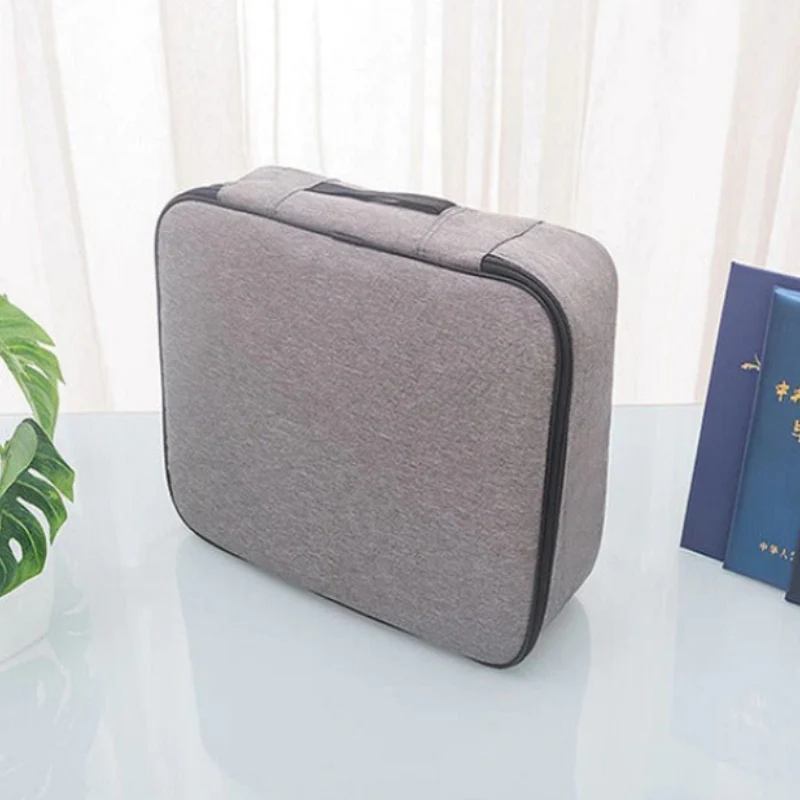 Large Capacity Travel Document Bag – Water-Resistant Organizer with Password Lock for Travel, Office & Home (Random Color-Pack of 1) - Image 4