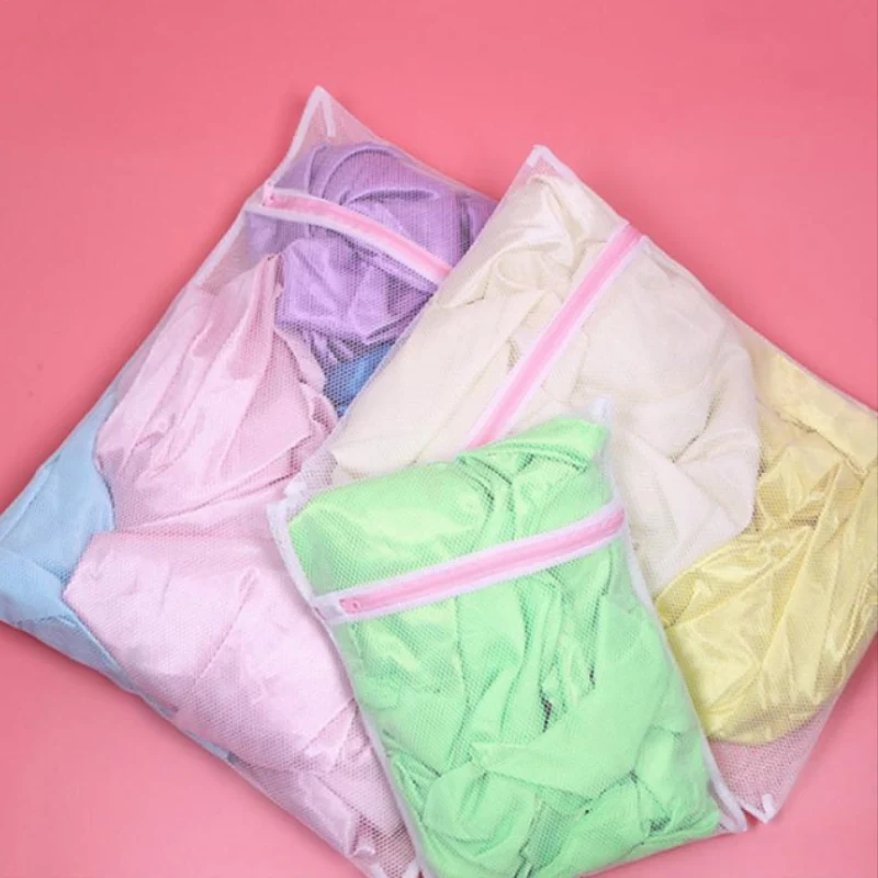 Laundry Wash Bag (30 x 40 cm) – Net Mesh Laundry Bag for Delicates, Socks & Innerwear (Pack of 1) - Image 7