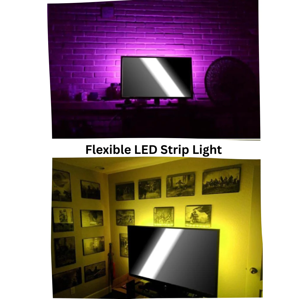 5m LED Light Strip with USB Cable– Flexible RGB Light Tape for Home, Bedroom, Dining Room, Bar & Party Decoration(Random color-Pack 0f 1) - Image 8