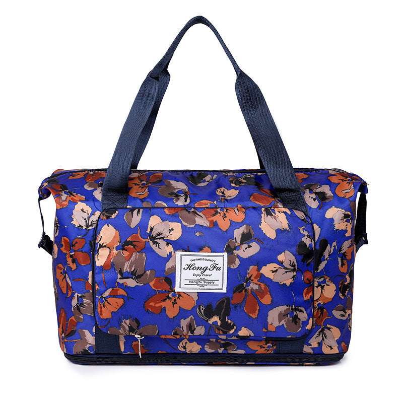 Lightweight Waterproof Travel Duffle Bag – Foldable Carry-On Tote for Travel, Gym & Weekend Trips (Random Prints) - Image 11