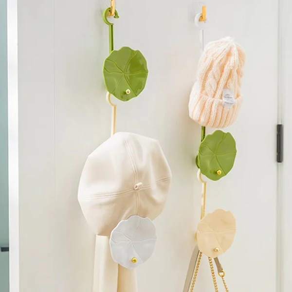Lotus leaf Shape Hanger, Decorative Plastic Hangers in Lotus Leaf Design with Different Colour - Image 3