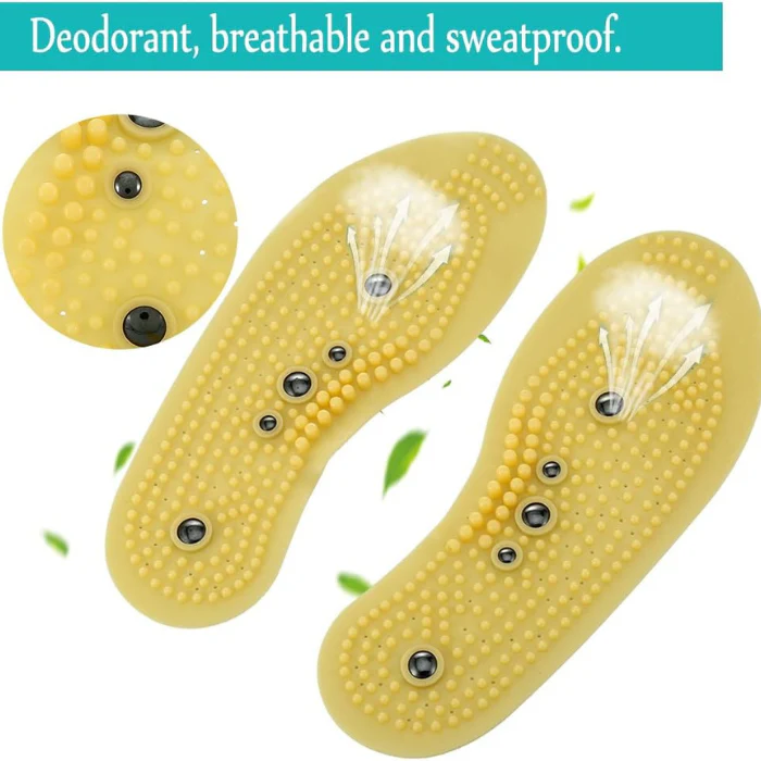 Magnets Acupressure Shoe Sole (1 Pair) – Pain Relief, Blood Circulation & Relaxation Massage Insoles for Men & Women - Image 3