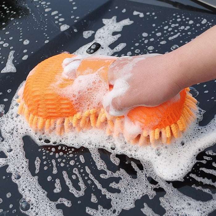 Microfiber Multipurpose Cleaning Sponge – Soft, Absorbent & Reusable (Random color- Pack of 1) - Image 4