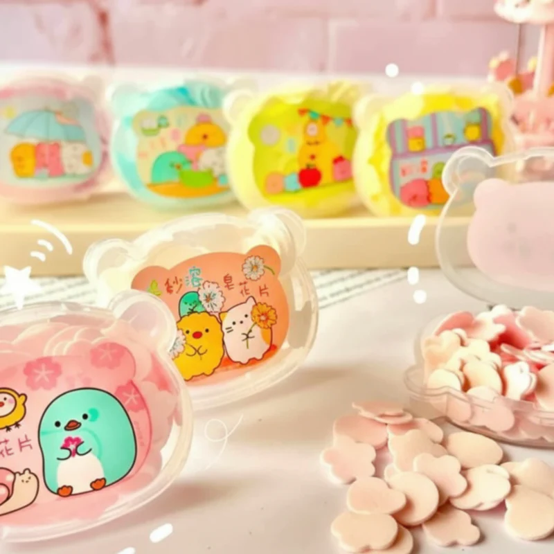 Mini Bear Case Paper Soap  – Pocket-Friendly Travel Soap in Mini Case (Pack of 1) - Image 3