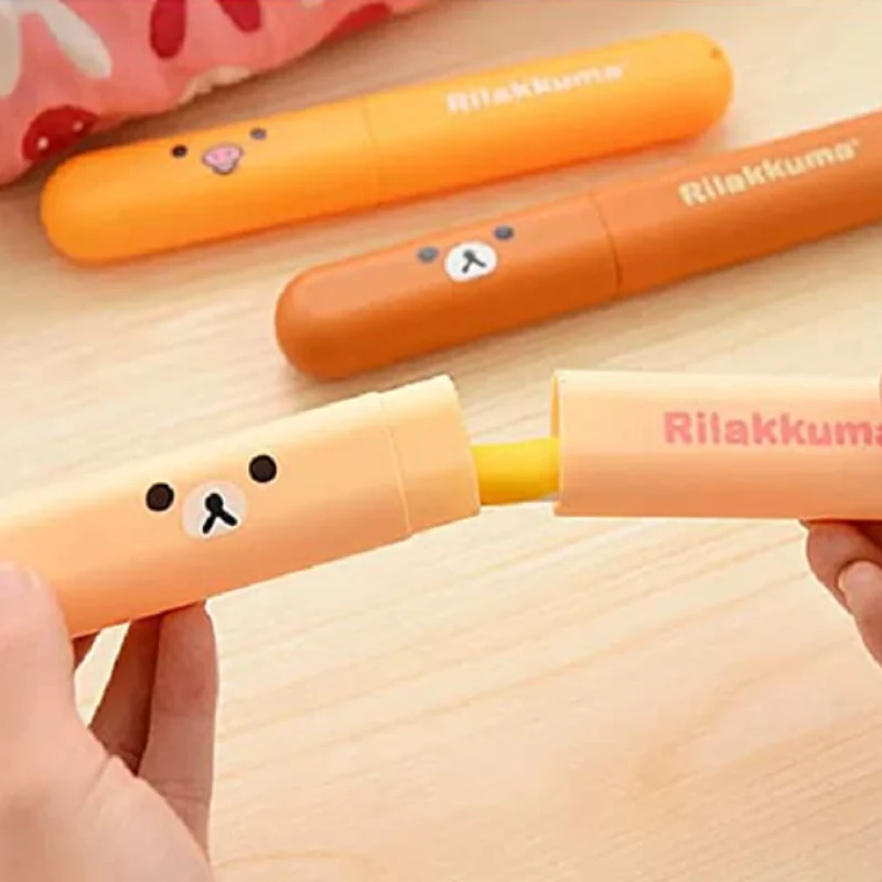 Mini Cartoon Toothbrush Box – Portable Travel Toothbrush Case for Kids & Adults | Hygienic, Lightweight Plastic Toothbrush Holder (1 Pc) - Image 3