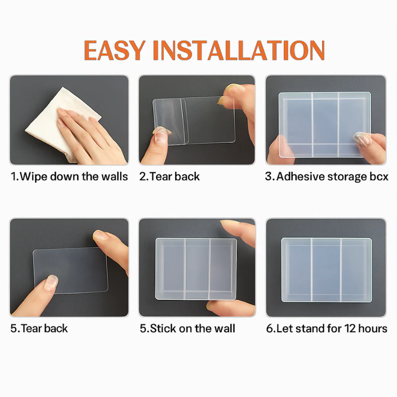 Mini Wall Mount Storage Box – 12 Compartment Multifunctional Organizer for Home, Office & Bathroom - Image 5