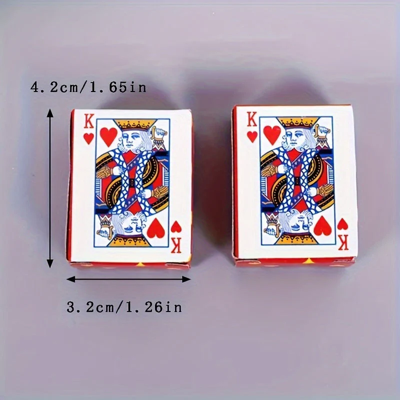 Mini Playing Cards – Pocket-Size Durable Deck for Kids, Family Games & Travel Fun (Pack of 1) - Image 3