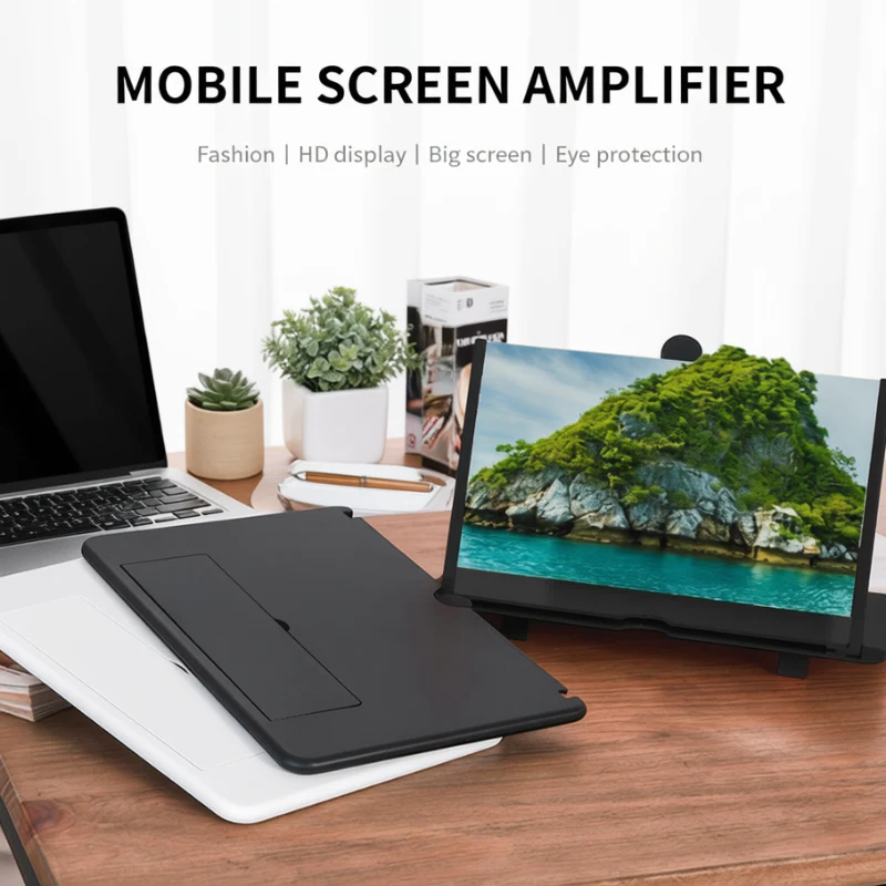 Mobile Phone 3D Screen Magnifier – Enlarged HD Viewing for Smartphones (Random color-Pack of 1) - Image 4