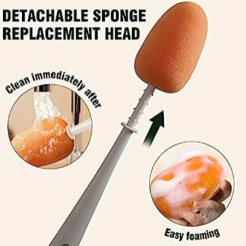 Multifunctional Cup & Bottle Cleaning Brush – Easy Scrub for Water Bottles, Cups, and Tumblers (Random color-Pack of 1) - Image 5