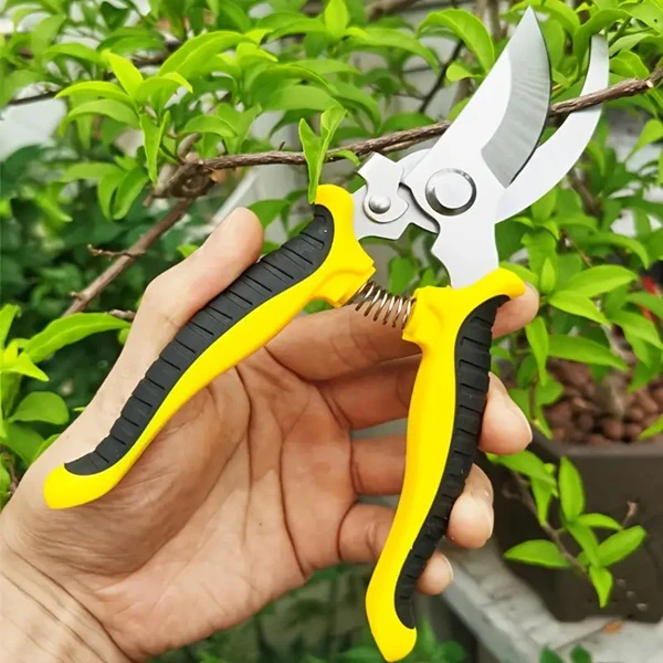 Multifunctional Stainless Steel Garden Scissors, Stainless Steel Outdoor Garden Pruning Scissors, Multi-Functional Fruit Branch Scissors, Gardening Picking Fruit Scissors - Image 6