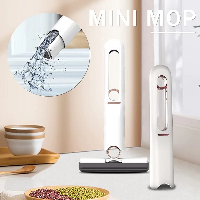 Multipurpose Mini Cleaning Mop – Portable Self-Squeeze Strong Absorbent Magic Wiper for Kitchen & Home - Image 4