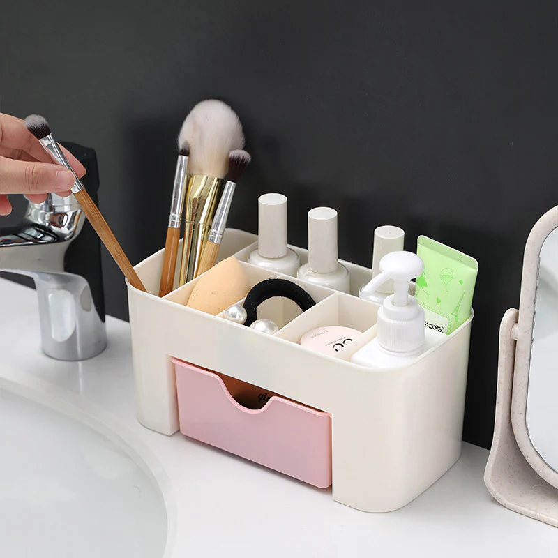 Plastic Desktop Multipurpose Organizer – Office & Home Desk Storage for Stationery, Accessories & Small Items (Pack of 1) - Image 4